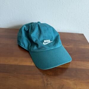 Nike Club Cap Womens Medium Large Green Unstructured Futura Adjustable Hat